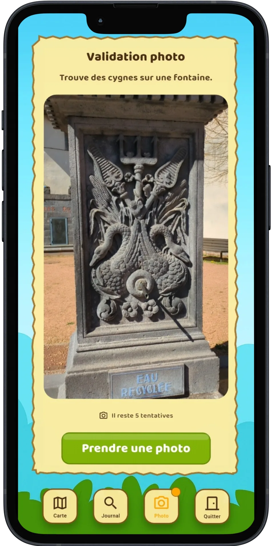 Aperçu de la validation Terriko